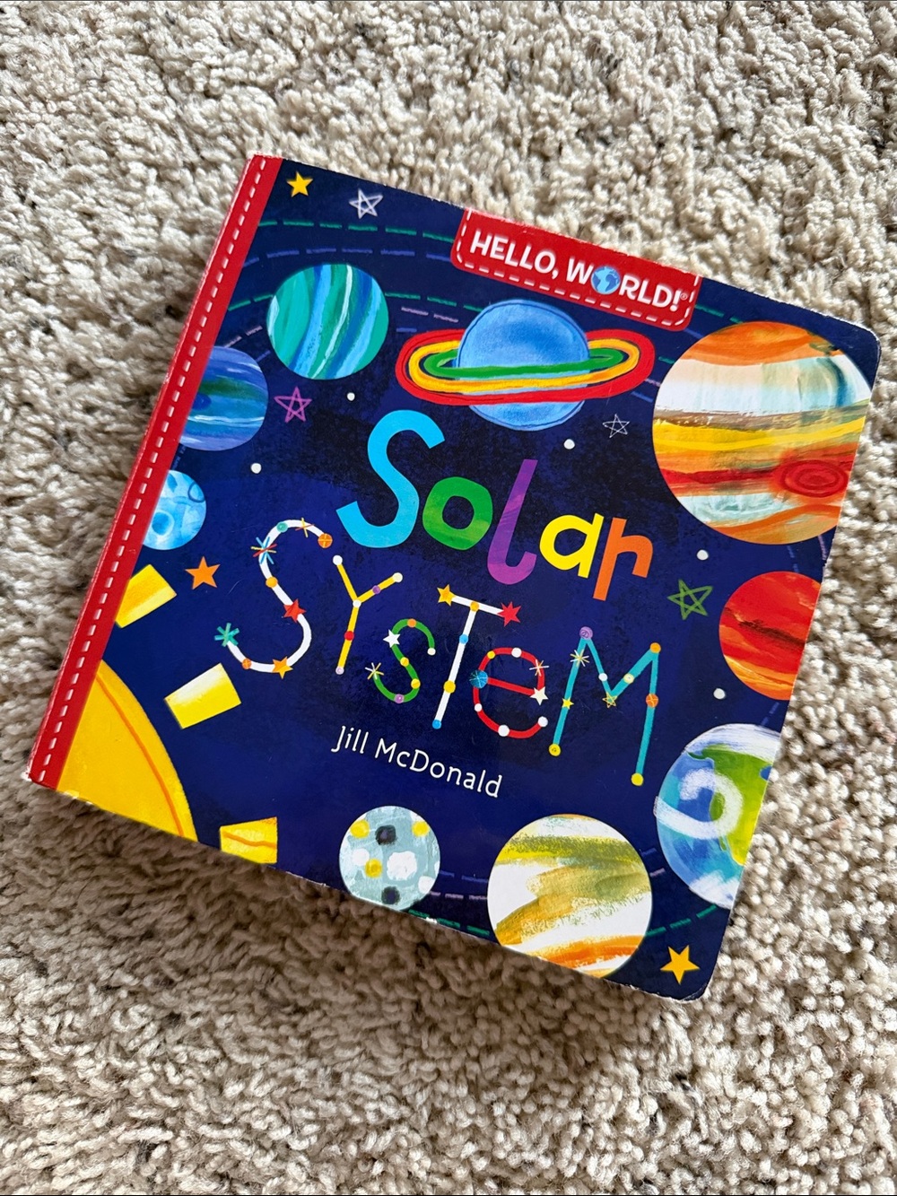 3/$25 🪩 Hello, World! solar System Planet Board Book | Toddler + Children’s Book
